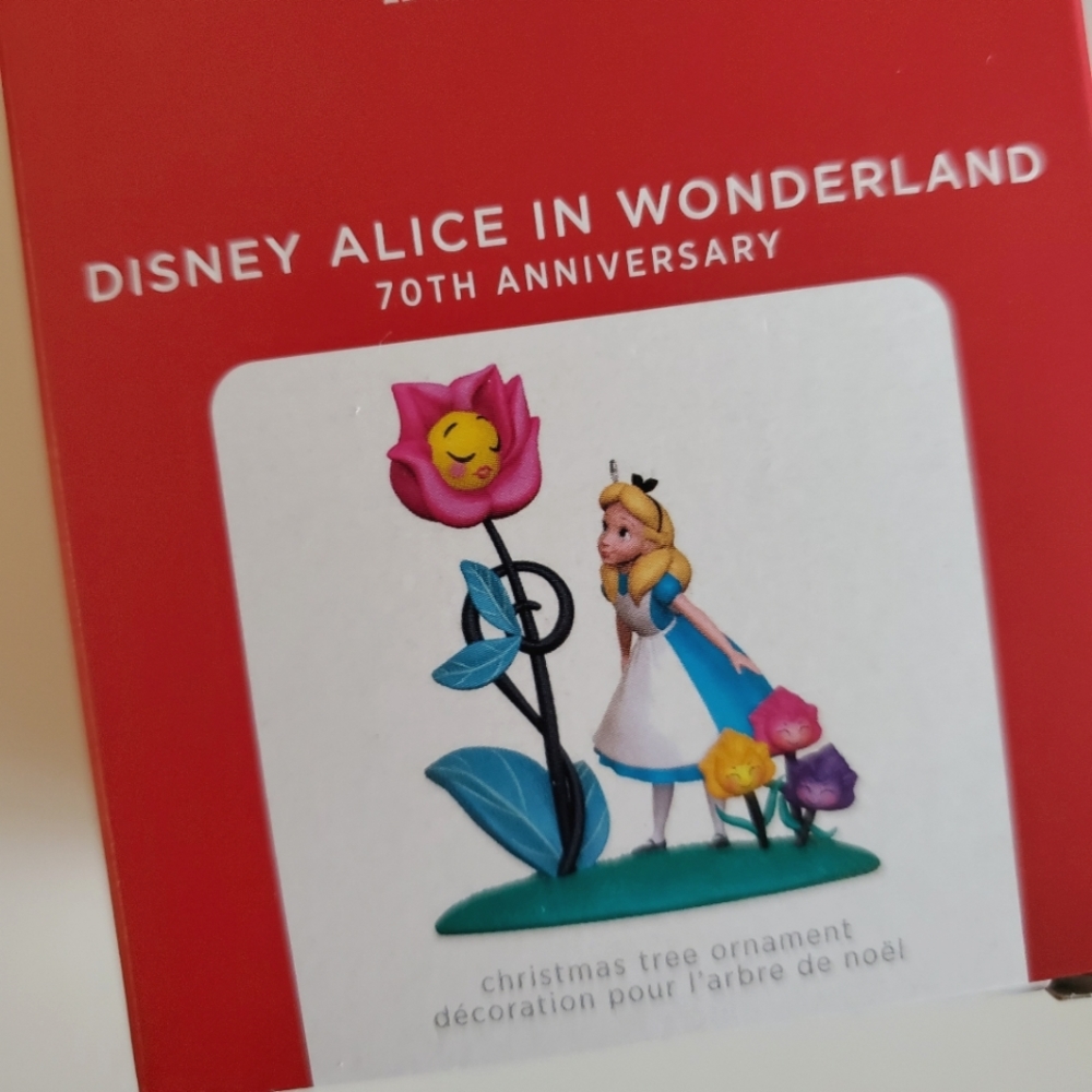 Hallmark 2021 Disney Alice In Wonderland 70th Anniversary Keepsake Ornament